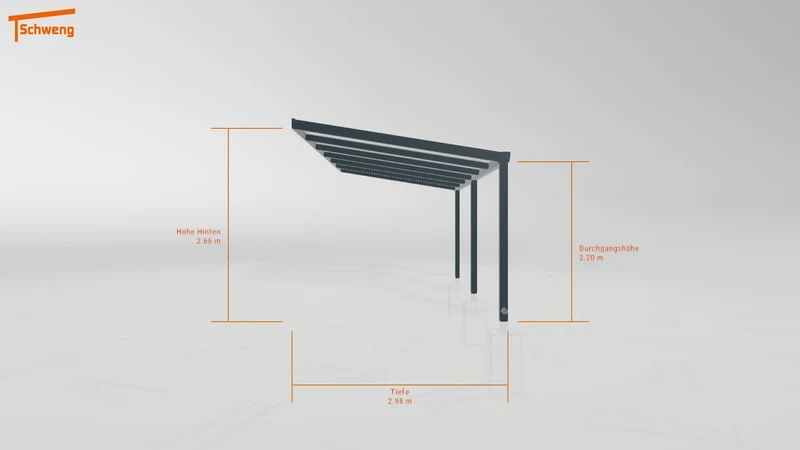 #DE Schweng Terrassenüberdachung S400 (ID w3yzy3)