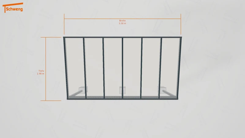 #DE Schweng Terrassenüberdachung S400 (ID w3yzy3)