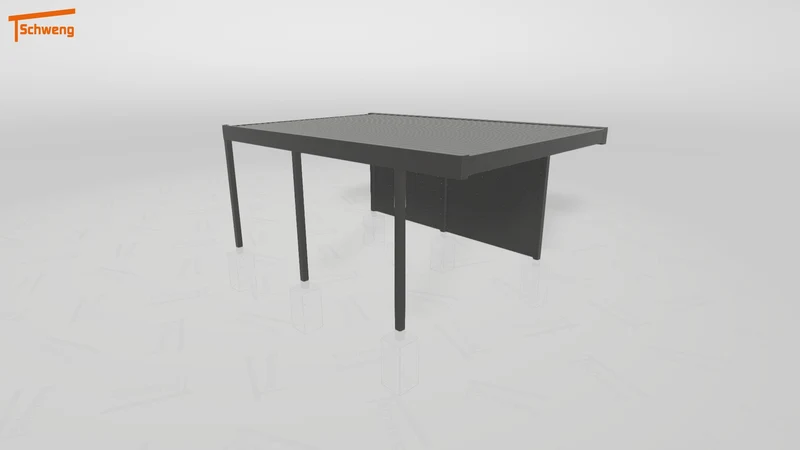 #DE Schweng Flachdachcarport C600 (ID x752ny) #MTG