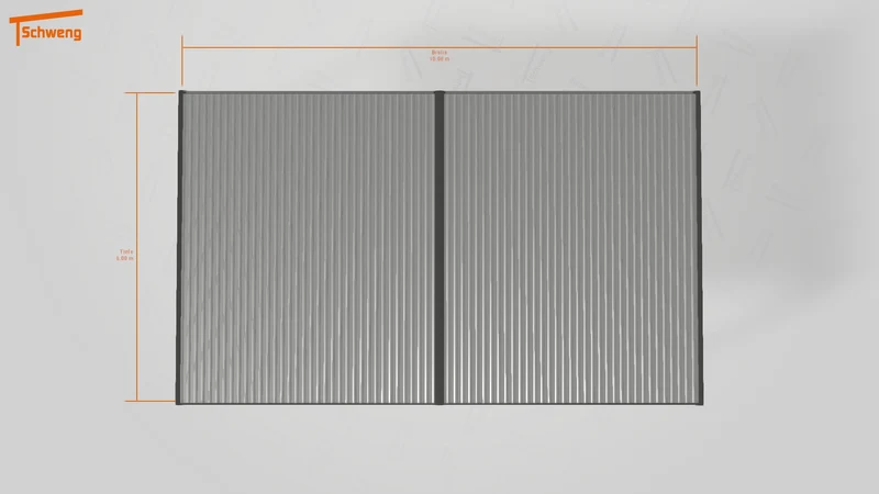 #DE Schweng Flachdachcarport C600 (ID 42vx72) #MTG