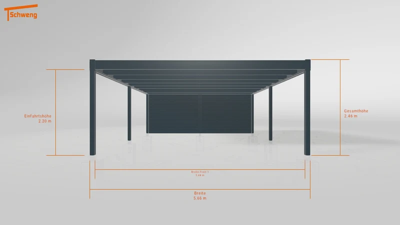 #AT Schweng Flachdachcarport C600 (ID mjrp29) #MTG