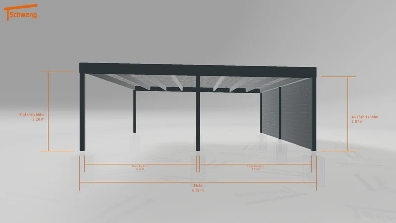#AT Schweng Flachdachcarport C600 (ID mjrp29) #MTG