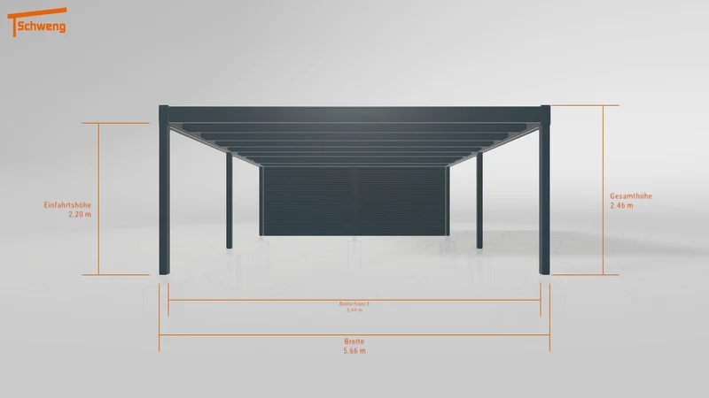 #AT Schweng Flachdachcarport C600 (ID x75983) #MTG