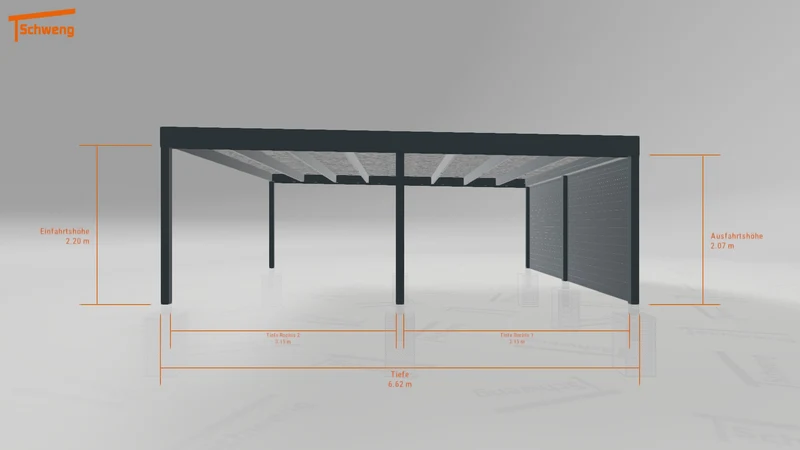 #AT Schweng Flachdachcarport C600 (ID x75983) #MTG