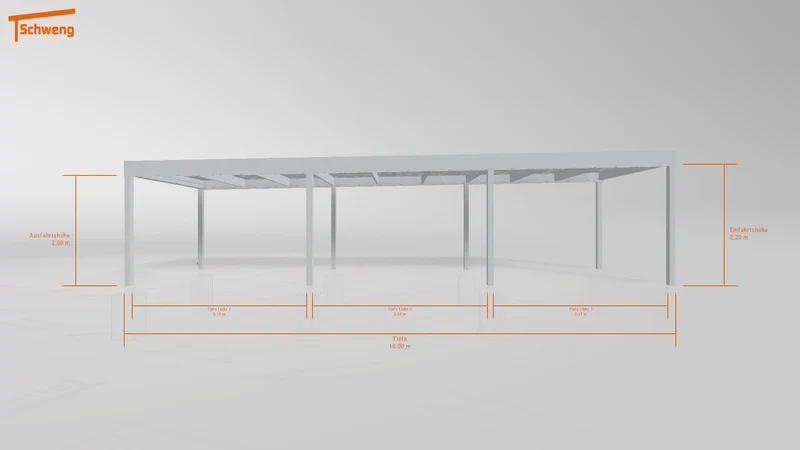 #DE Schweng Flachdachcarport C600 (ID 775wbq) #MTG