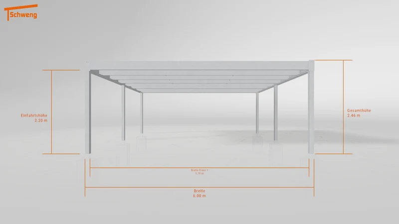 #DE Schweng Flachdachcarport C600+ (ID 5m98z8) #MTG