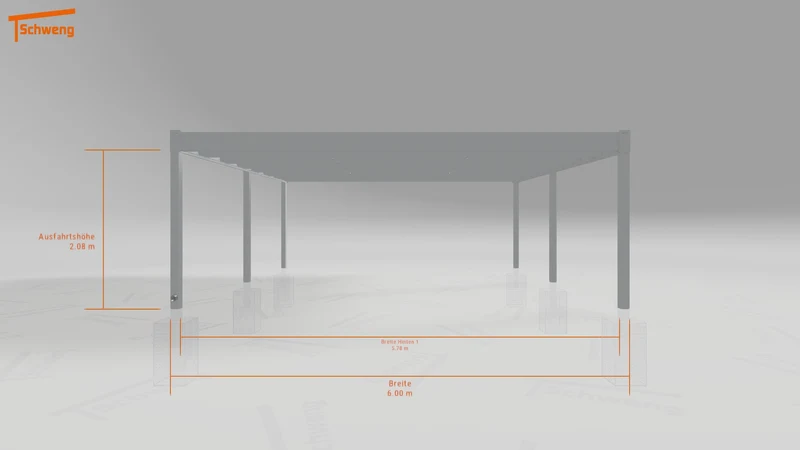 #DE Schweng Flachdachcarport C600+ (ID 5m98z8) #MTG