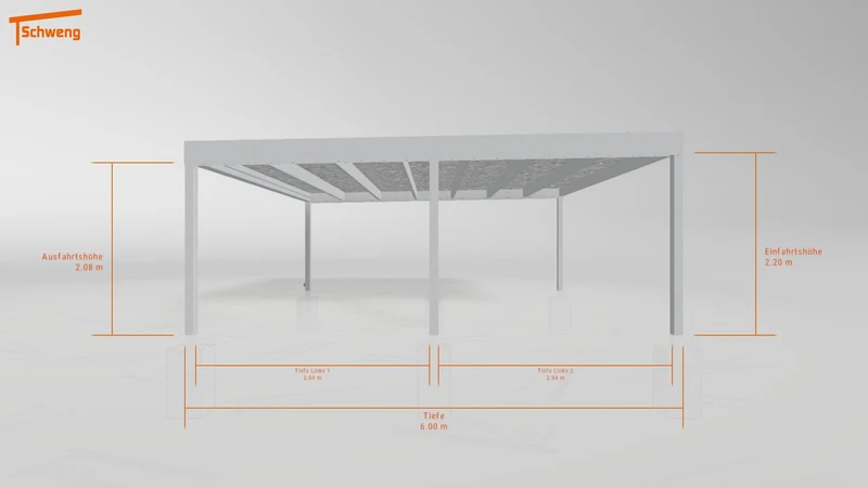 #DE Schweng Flachdachcarport C600+ (ID 5m98z8) #MTG