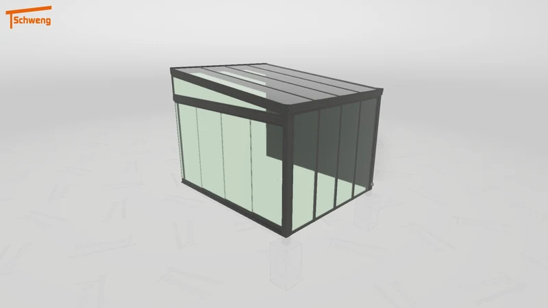#DE Schweng Terrassenüberdachung S400 (ID mjrqn9)