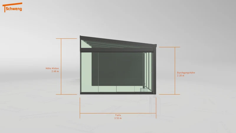 #DE Schweng Terrassenüberdachung S400 (ID mjrqn9)