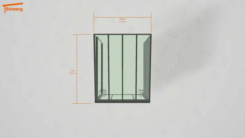 #DE Schweng Terrassenüberdachung S400 (ID mjrqn9)