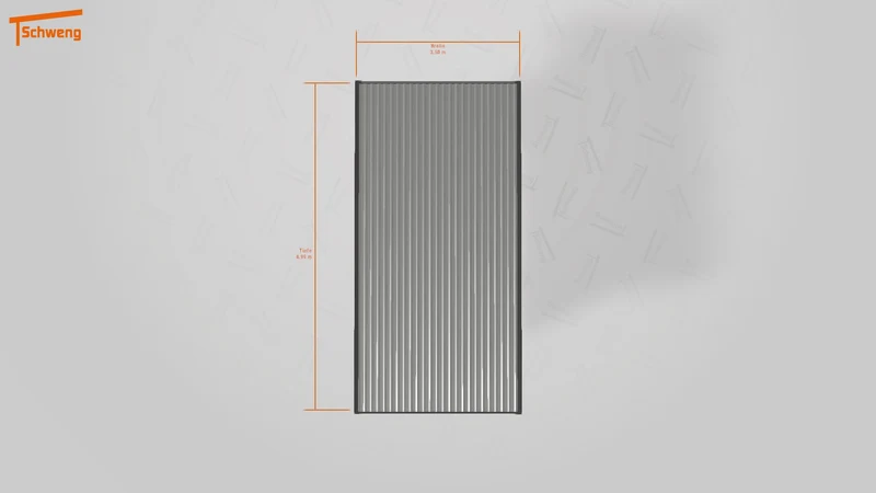 #DE Schweng Flachdachcarport C600 (ID 857ynr)