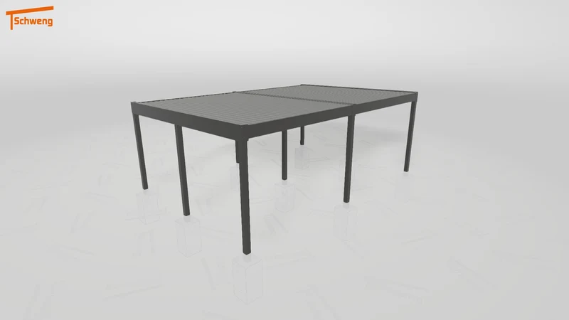 #DE Schweng Flachdachcarport C600 (ID x75323)