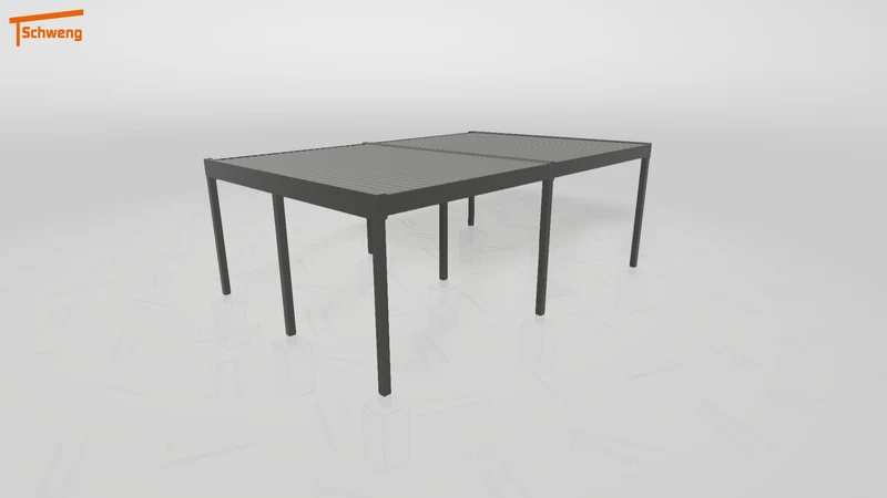 #DE Schweng Flachdachcarport C600 (ID 5m9db8) #MTG