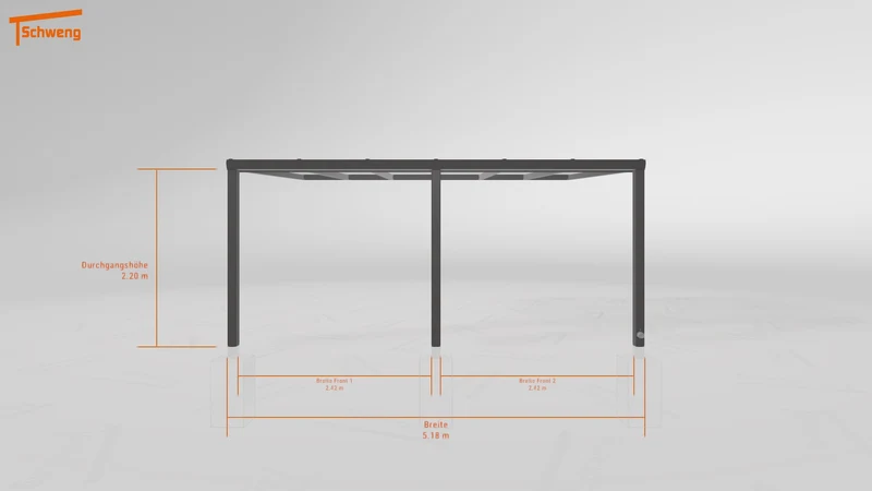#DE Schweng Terrassenüberdachung S350 (ID dvzwwx)
