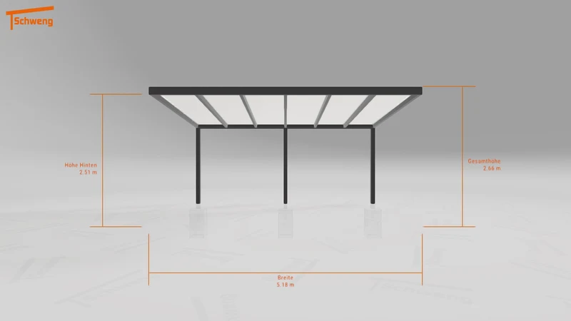 #DE Schweng Terrassenüberdachung S350 (ID dvzwwx)