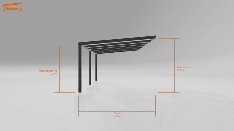 #DE Schweng Terrassenüberdachung S350 (ID dvzwwx)