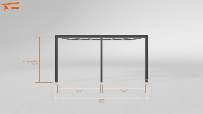 #DE Schweng Terrassenüberdachung S350 (ID rjr33n)