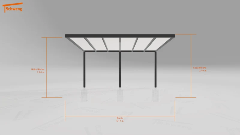 #DE Schweng Terrassenüberdachung S350 (ID rjr33n)