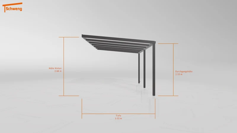 #DE Schweng Terrassenüberdachung S350 (ID rjr33n)