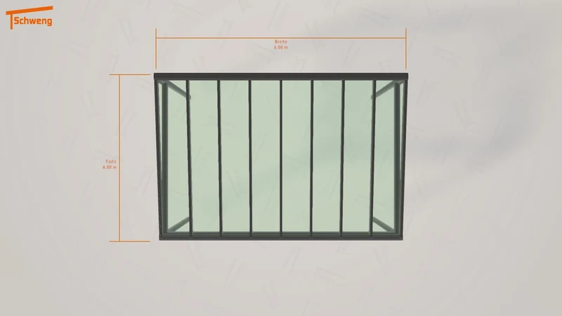 #DE Schweng Terrassenüberdachung S400 (ID 5mn23p)
