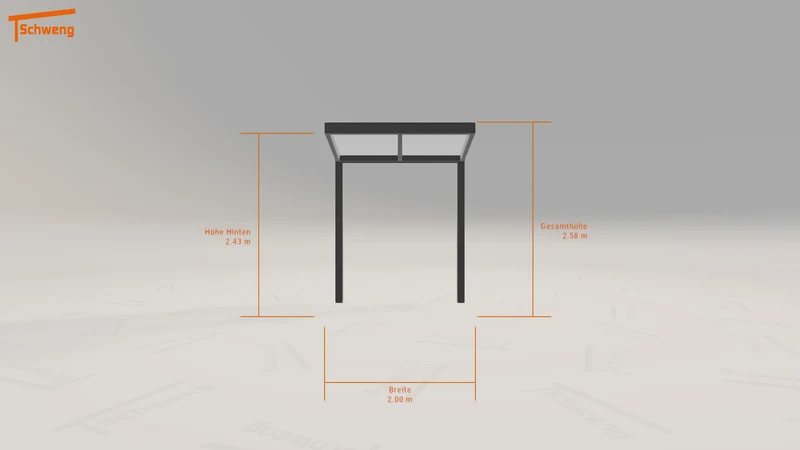 #DE Schweng Terrassenüberdachung S350 (ID yg83qb)