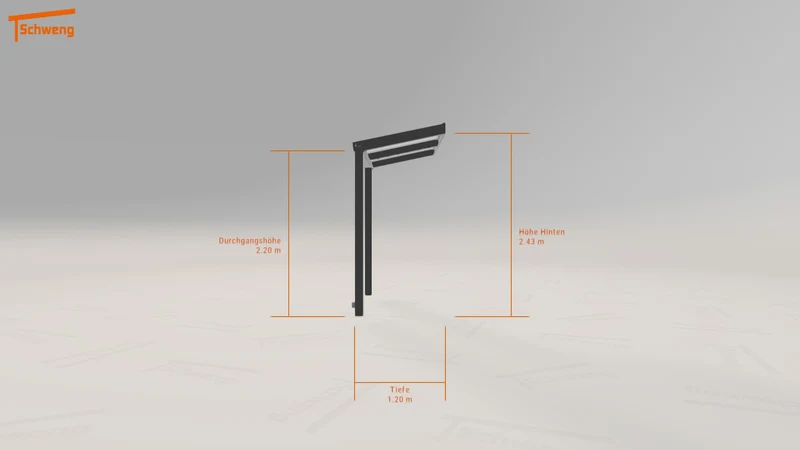 #DE Schweng Terrassenüberdachung S350 (ID yg83qb)