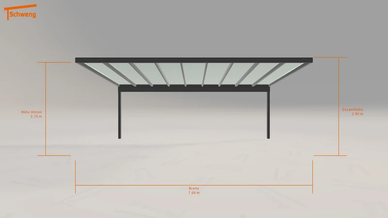 #AT Schweng Terrassenüberdachung S400 (ID 9wn289)