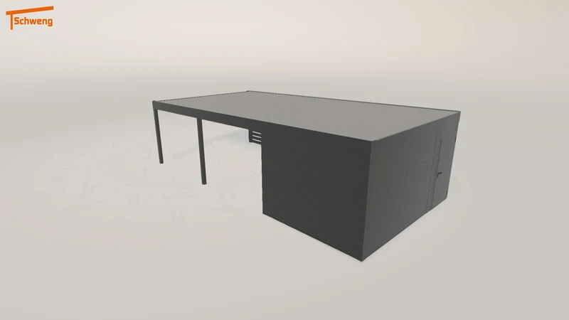 #DE Schweng Flachdachcarport C600 (ID pb82b7) #MTG