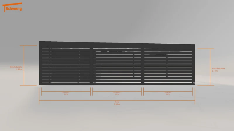 #DE Schweng Flachdachcarport C600 (ID pb82b7) #MTG