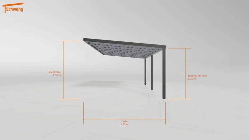 #DE Schweng Terrassenüberdachung S350 (ID v49pgb)