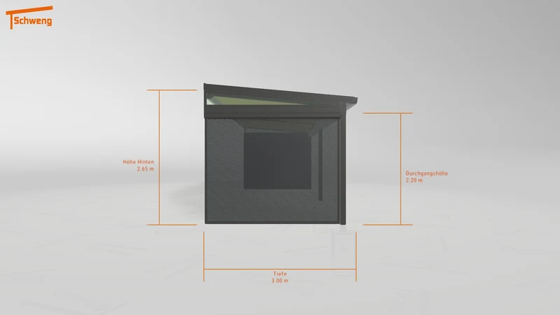 #DE Schweng Terrassenüberdachung S350 (ID jjrndw)