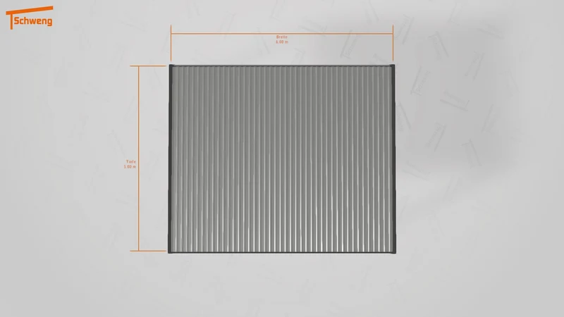 #DE Schweng Flachdachcarport C600+ (ID 33pk9g) #MTG