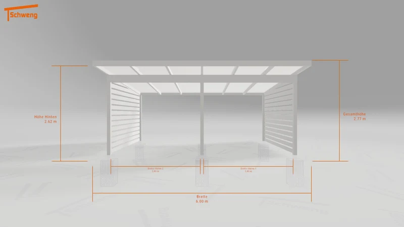 #DE Schweng Pultdachcarport S400 (ID jjrzj8)
