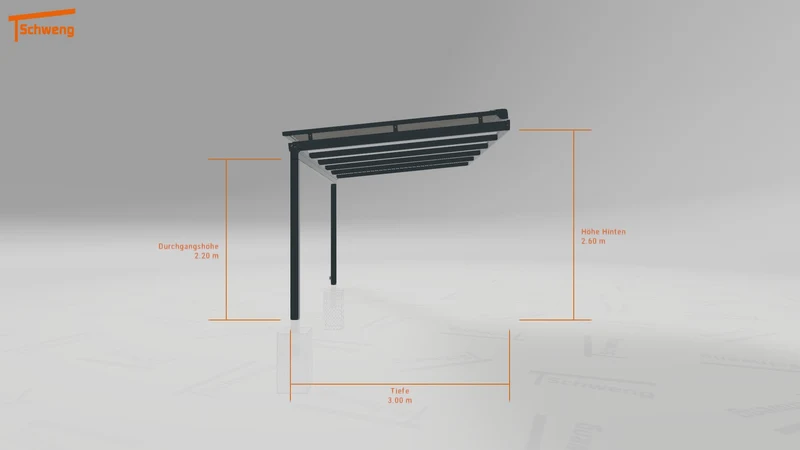 #DE Schweng Terrassenüberdachung S350 (ID pbq8dk)