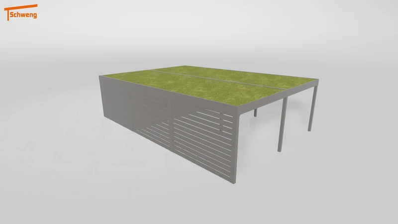 #DE Schweng Flachdachcarport C600+ (ID dvz82n) #MTG