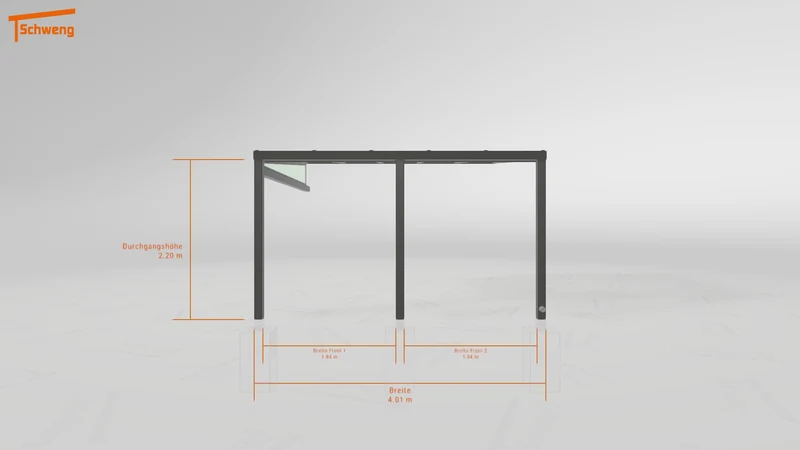#DE Schweng Pultdachcarport S350 (ID 42vkpg) #MTG
