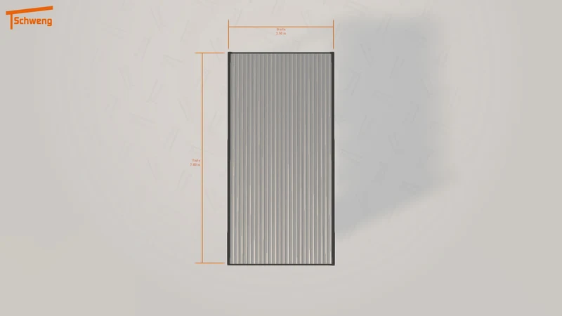 #DE Schweng Flachdachcarport C600 (ID 9wn2w3)