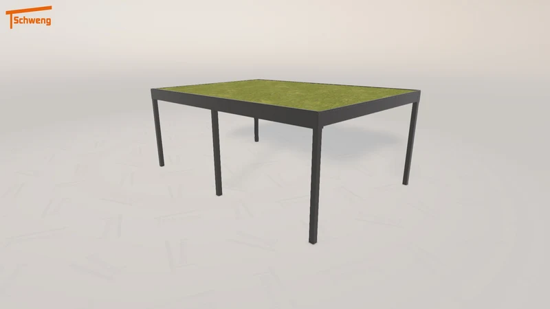#DE Schweng Flachdachcarport C600+ (ID k298bp) #MTG