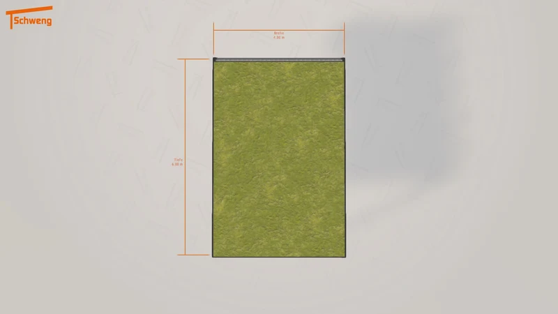 #DE Schweng Flachdachcarport C600+ (ID k298bp) #MTG