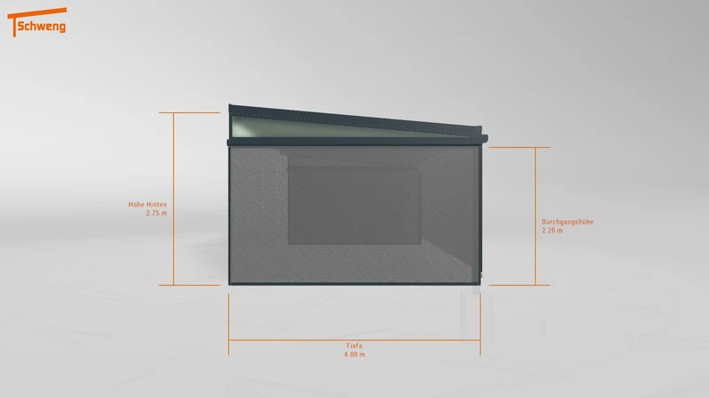 #DE Schweng Terrassenüberdachung S400 (ID g7pz9d)