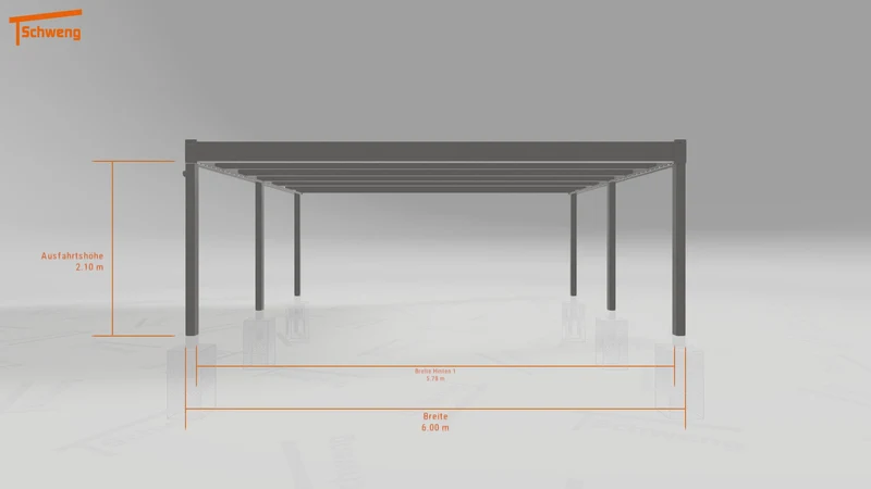 #DE Schweng Flachdachcarport C600+ (ID mjrqmj)