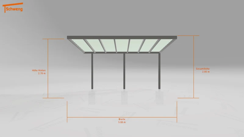 #DE Schweng Pultdachcarport S350 (ID pbq8xz)