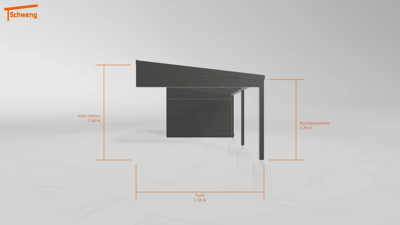 #DE Schweng Terrassenüberdachung S350 (ID w3y75b)