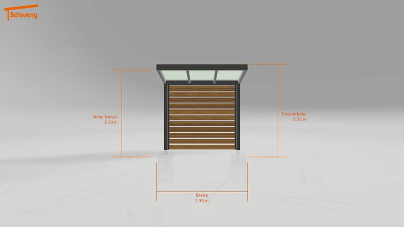 #DE Schweng Terrassenüberdachung S400 (ID jjrzq8)