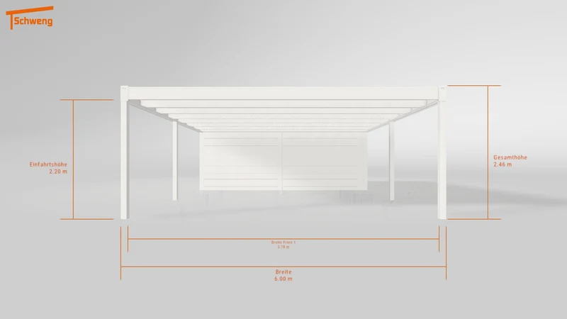 #DE Schweng Flachdachcarport C600+ (ID k2r9gk) #MTG