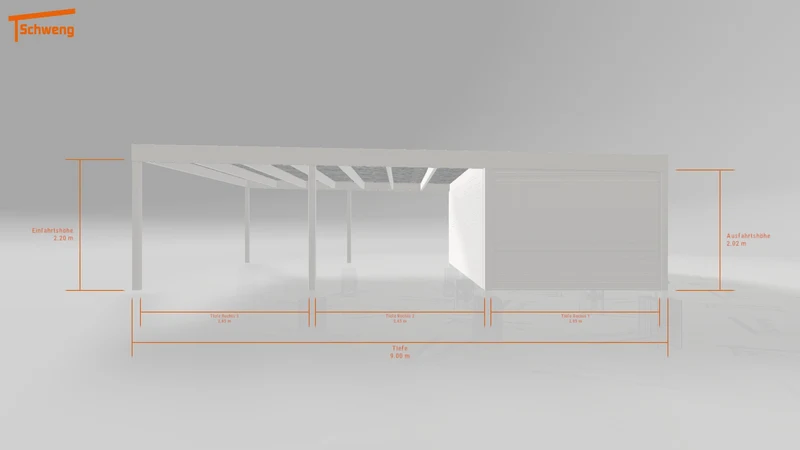 #DE Schweng Flachdachcarport C600+ (ID k2r9gk) #MTG