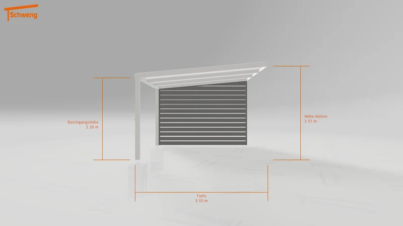#DE Schweng Terrassenüberdachung S350 (ID n547n5)