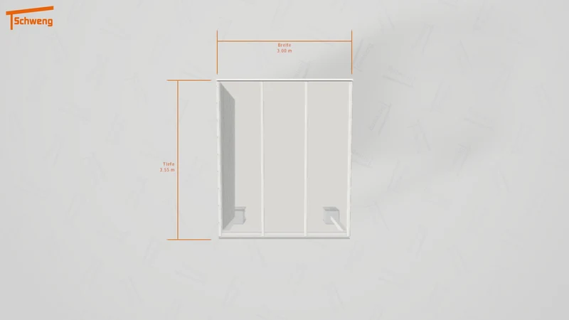 #DE Schweng Terrassenüberdachung S350 (ID n547n5)