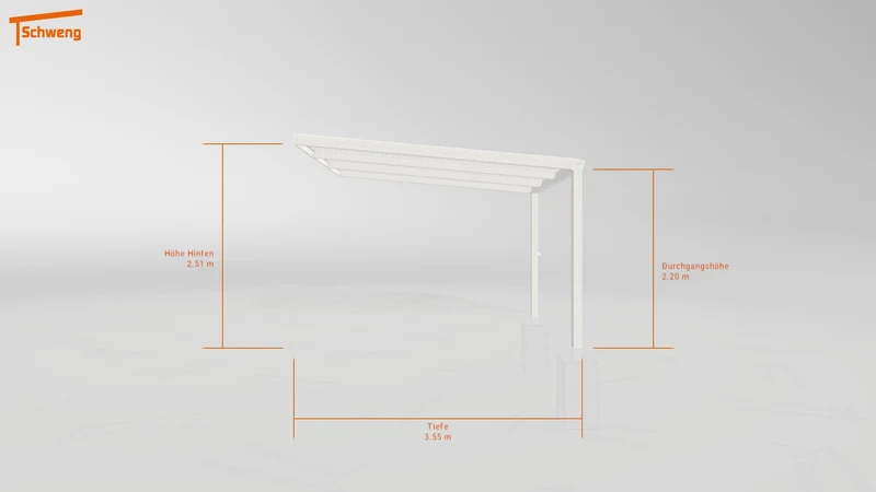 #DE Schweng Terrassenüberdachung S350 (ID pbq88k)